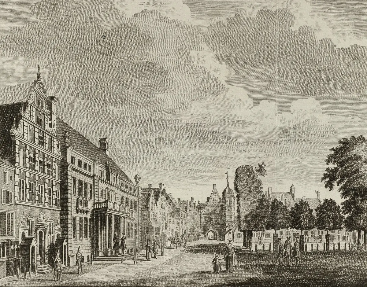 Grote Kerkhof — origineel archiefbeeld